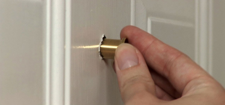 peephole door repair in Martinez