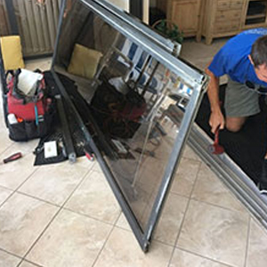 sliding glass door frame repair Martinez